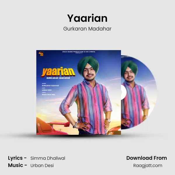 Yaarian - Gurkaran Madahar album cover 