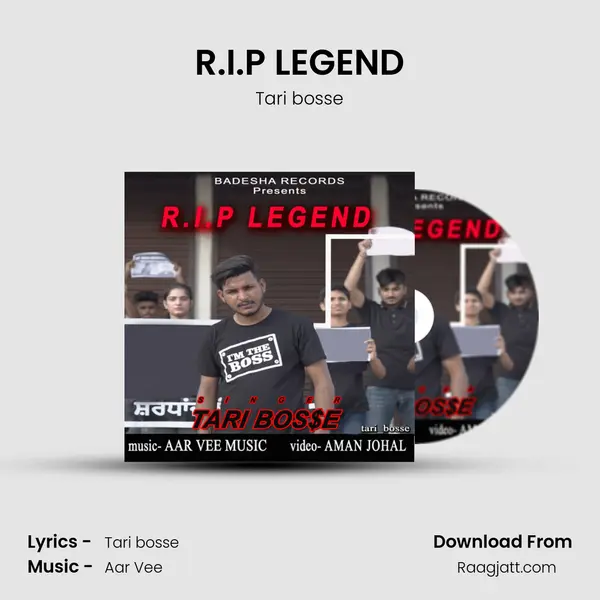 R.I.P LEGEND - Tari bosse album cover 