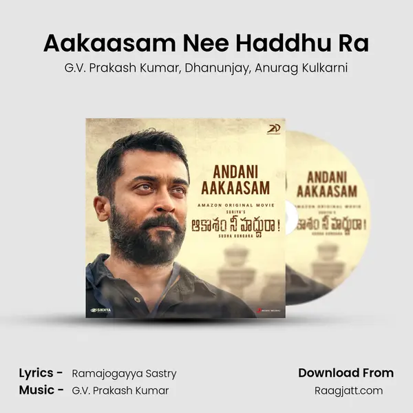 Aakaasam Nee Haddhu Ra - G.V. Prakash Kumar album cover 