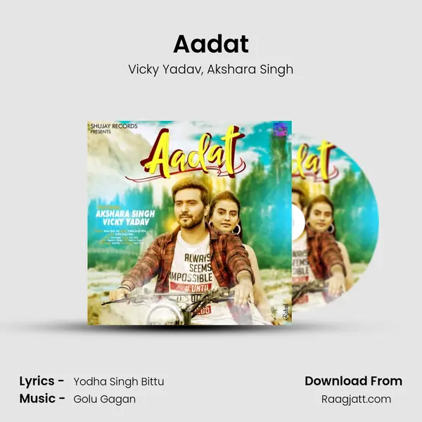 Aadat - Vicky Yadav album cover 