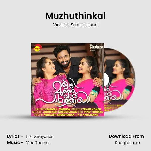 Muzhuthinkal - Vineeth Sreenivasan album cover 