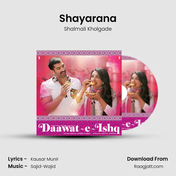 Shayarana - Shalmali Kholgade album cover 