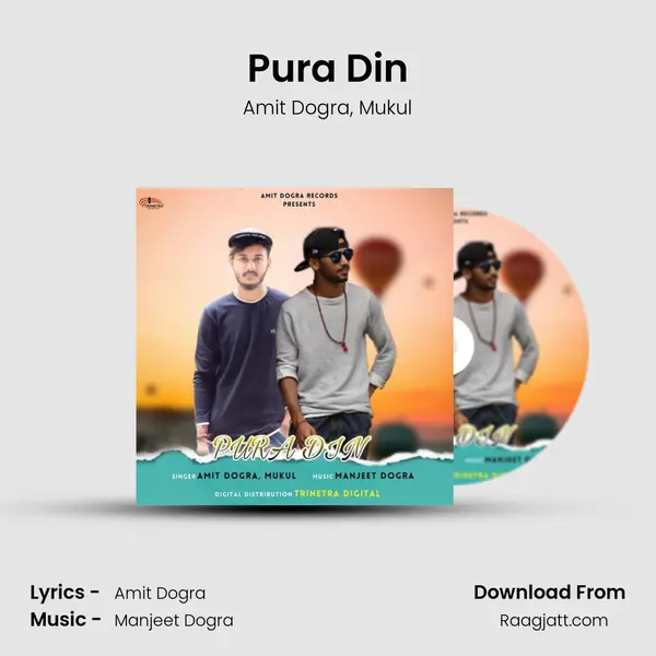 Pura Din - Amit Dogra album cover 