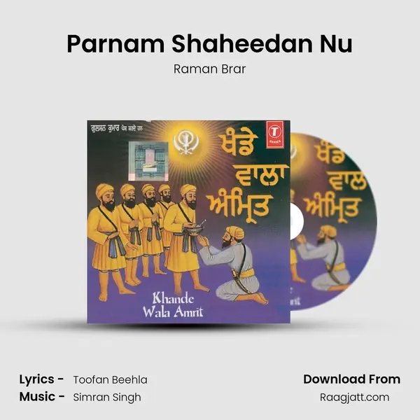 Parnam Shaheedan Nu - Raman Brar album cover 