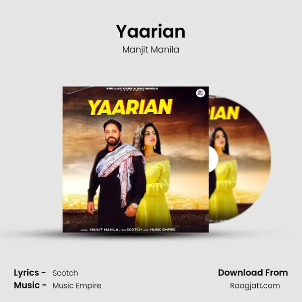 Yaarian - Manjit Manila album cover 