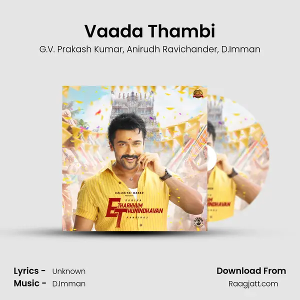 Vaada Thambi - G.V. Prakash Kumar album cover 