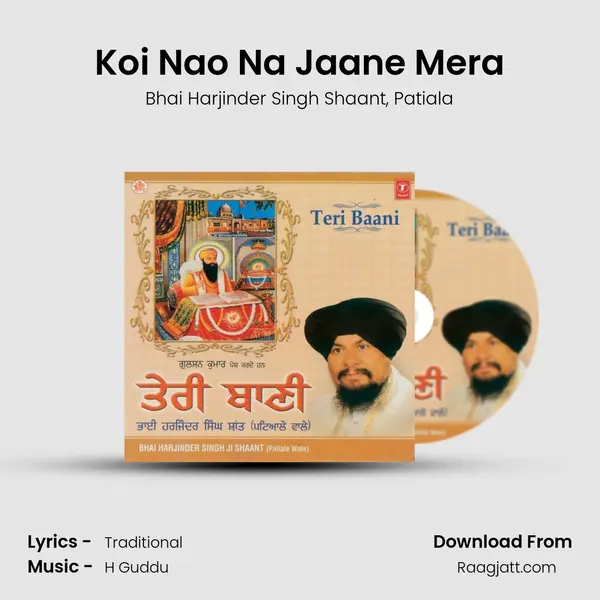 Koi Nao Na Jaane Mera - Bhai Harjinder Singh Shaant album cover 