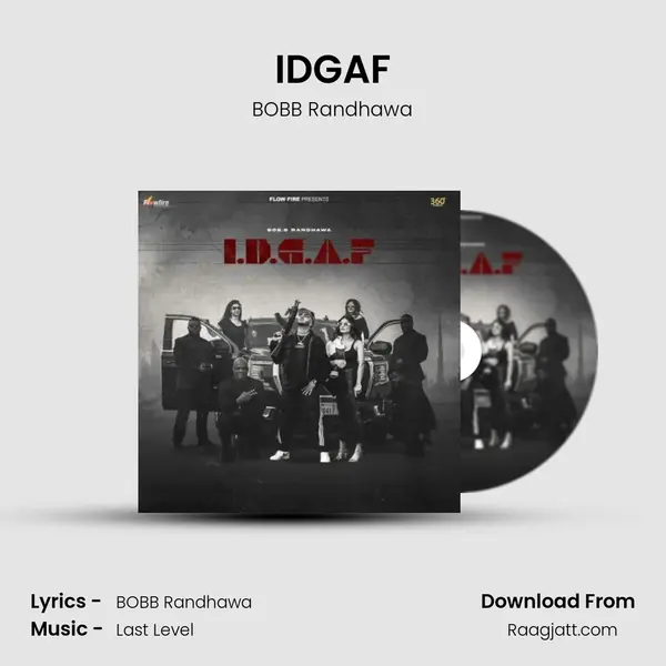 IDGAF - BOBB Randhawa album cover 