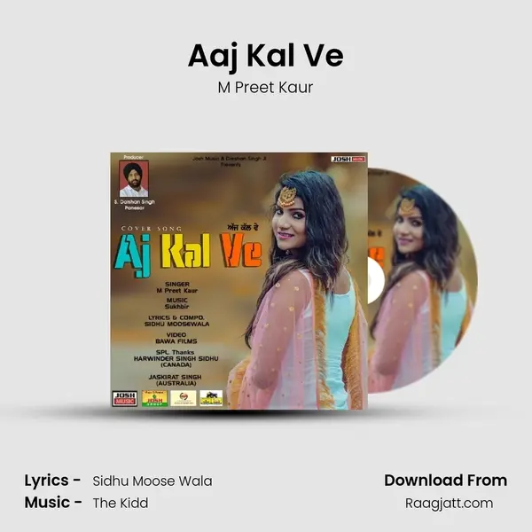 Aaj Kal Ve - M Preet Kaur album cover 