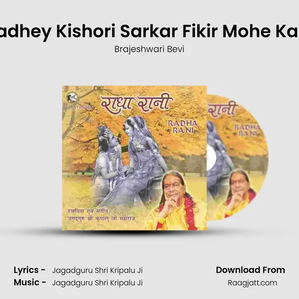 Sri Radhey Kishori Sarkar Fikir Mohe Kahe Ki - Brajeshwari Bevi album cover 