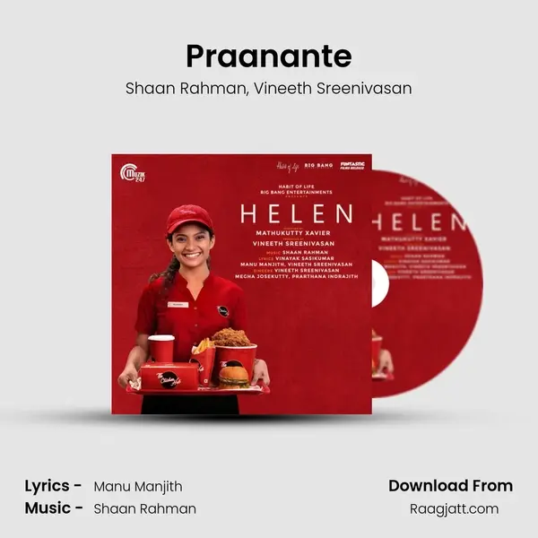 Praanante - Shaan Rahman album cover 