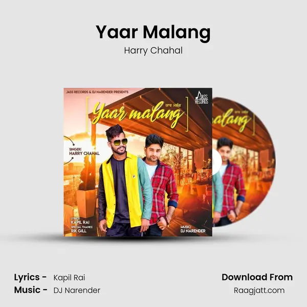 Yaar Malang - Harry Chahal album cover 