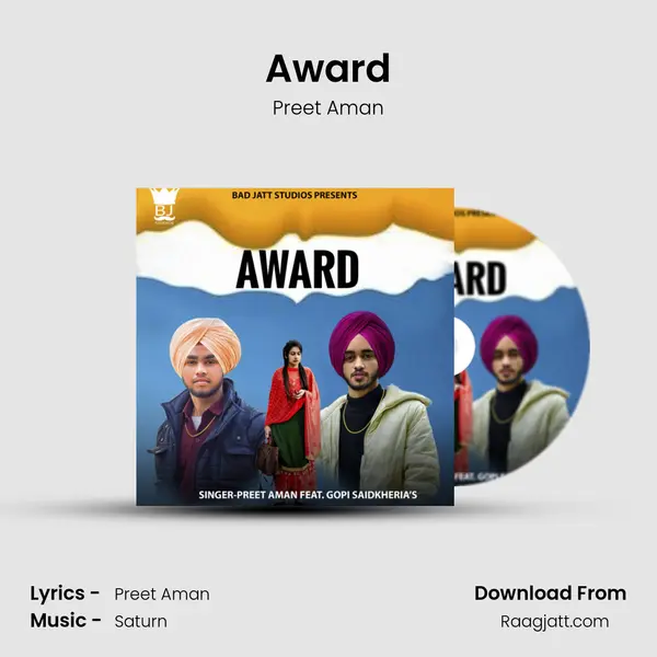 Award - Preet Aman album cover 