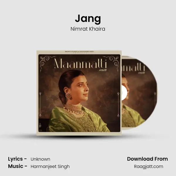 Jang - Nimrat Khaira album cover 