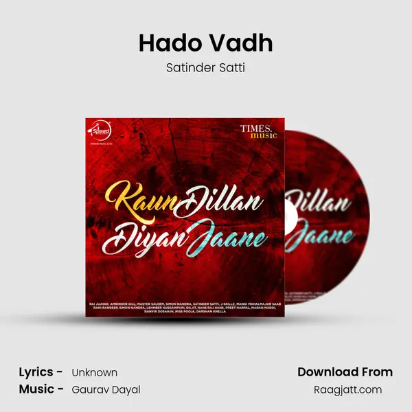 Hado Vadh - Satinder Satti album cover 