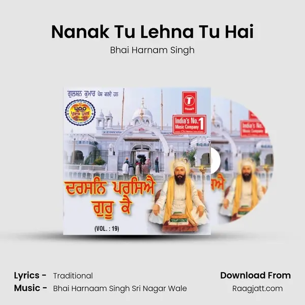 Nanak Tu Lehna Tu Hai - Bhai Harnam Singh album cover 