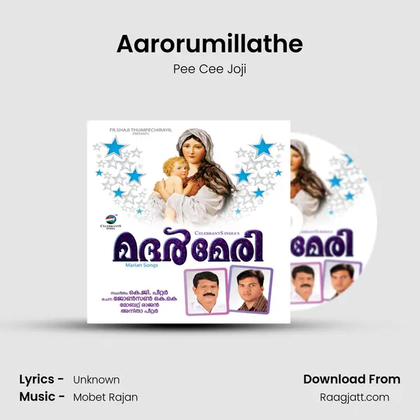 Aarorumillathe - Pee Cee Joji album cover 