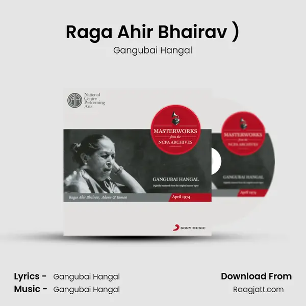 Raga Ahir Bhairav (Khyal In Vilambit Teental (Rasiya Mhaara)) mp3 song