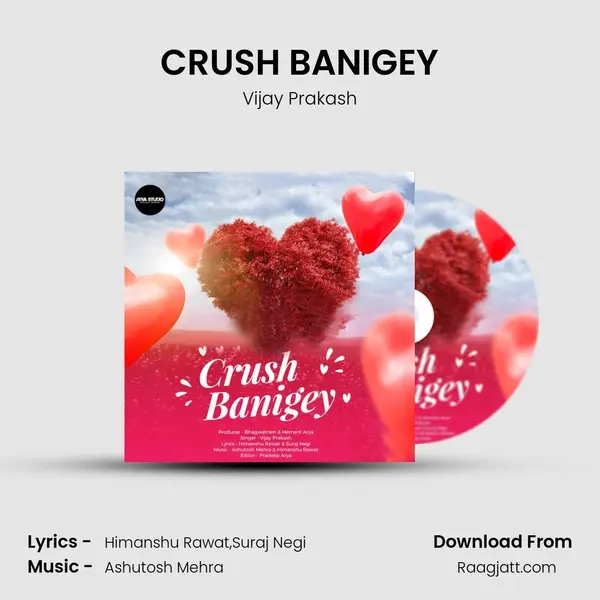 CRUSH BANIGEY - Vijay Prakash album cover 