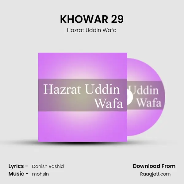 KHOWAR 29 - Hazrat Uddin Wafa album cover 