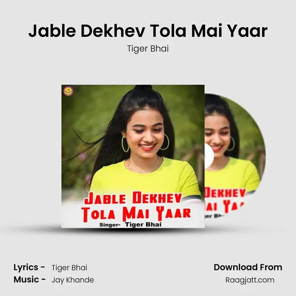 Jable Dekhev Tola Mai Yaar - Tiger Bhai album cover 