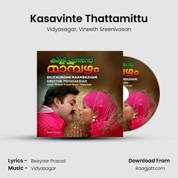 Kasavinte Thattamittu - Vidyasagar album cover 