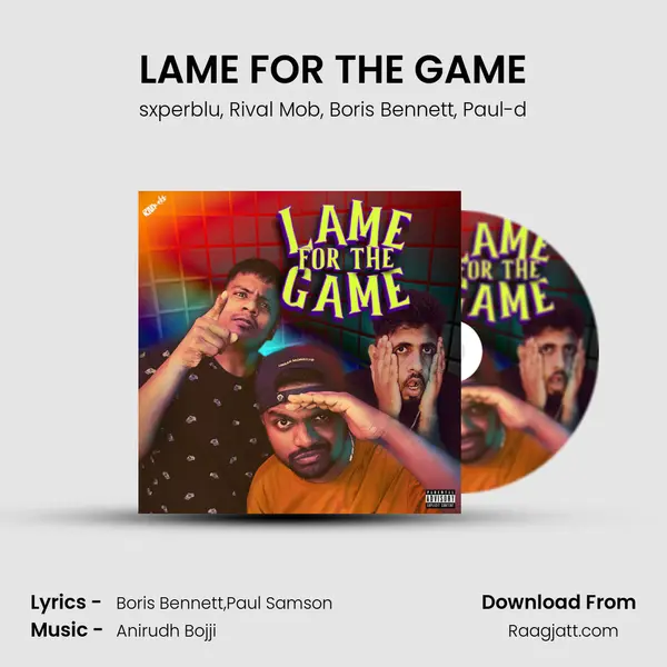 LAME FOR THE GAME - sxperblu album cover 