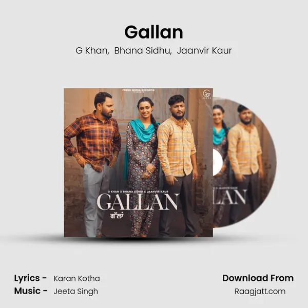 Gallan - G Khan album cover 