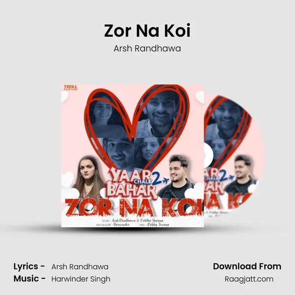 Zor Na Koi - Arsh Randhawa album cover 