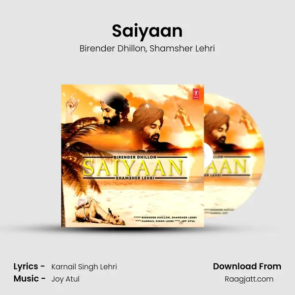 Saiyaan - Birender Dhillon album cover 