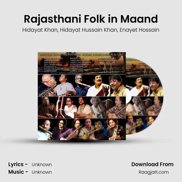 Rajasthani Folk in Maand - Hidayat Khan album cover 