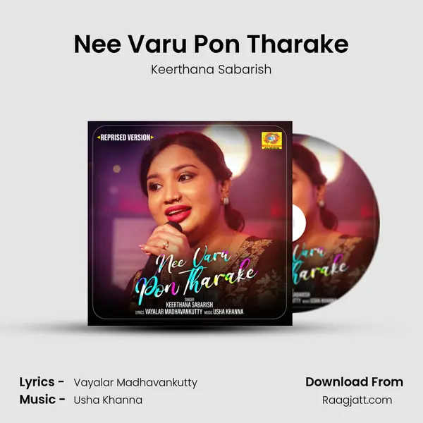 Nee Varu Pon Tharake - Keerthana Sabarish album cover 