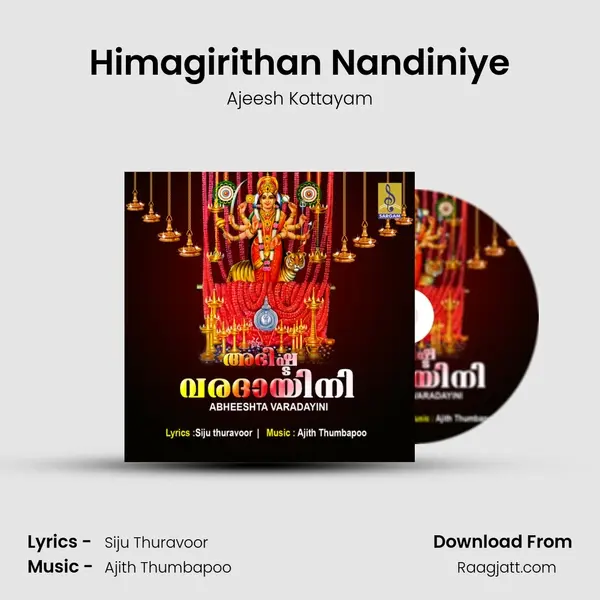 Himagirithan Nandiniye - Ajeesh Kottayam album cover 