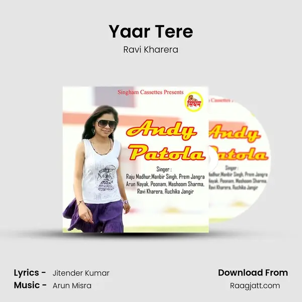 Yaar Tere - Ravi Kharera album cover 