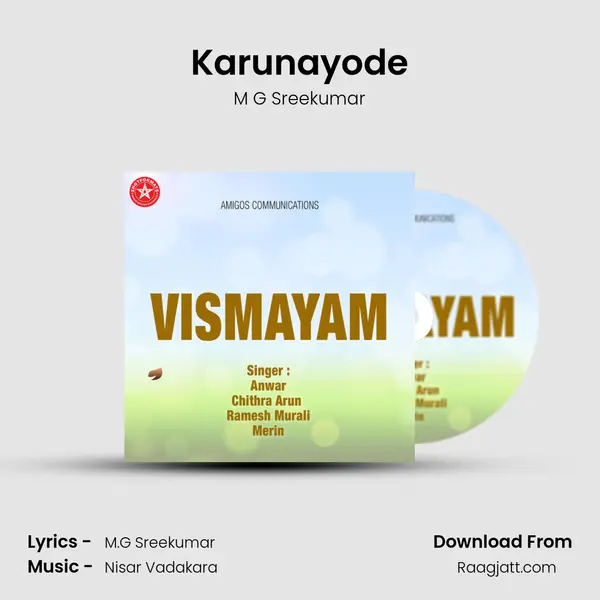 Karunayode - M G Sreekumar album cover 