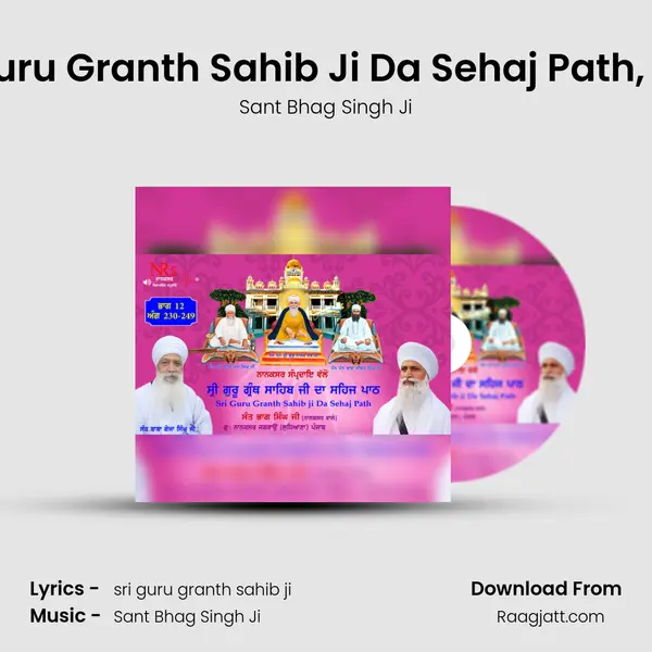 Sri Guru Granth Sahib Ji Da Sehaj Path, Pt. 12 - Sant Bhag Singh Ji album cover 