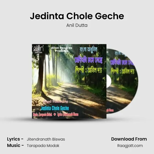 Jedinta Chole Geche - Anil Dutta album cover 