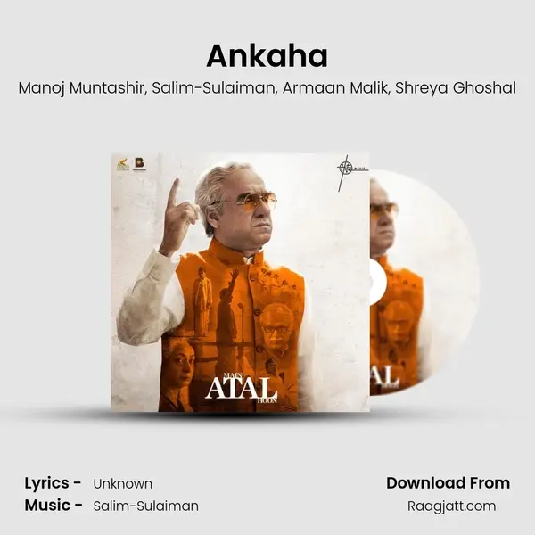 Ankaha - Manoj Muntashir album cover 