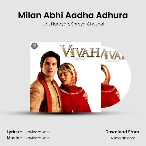 Milan Abhi Aadha Adhura - Udit Narayan album cover 