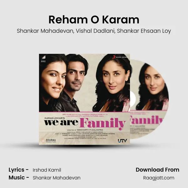 Reham O Karam - Shankar Mahadevan album cover 