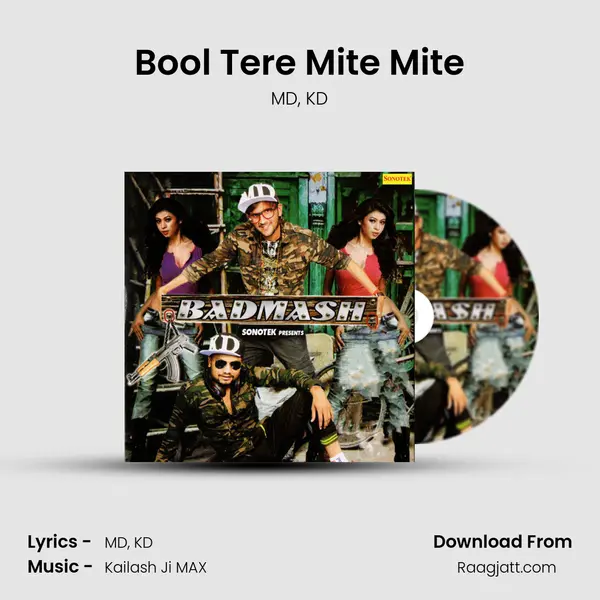 Bool Tere Mite Mite - MD album cover 