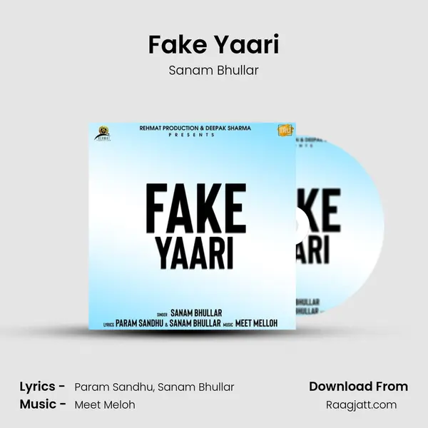 Fake Yaari - Sanam Bhullar album cover 