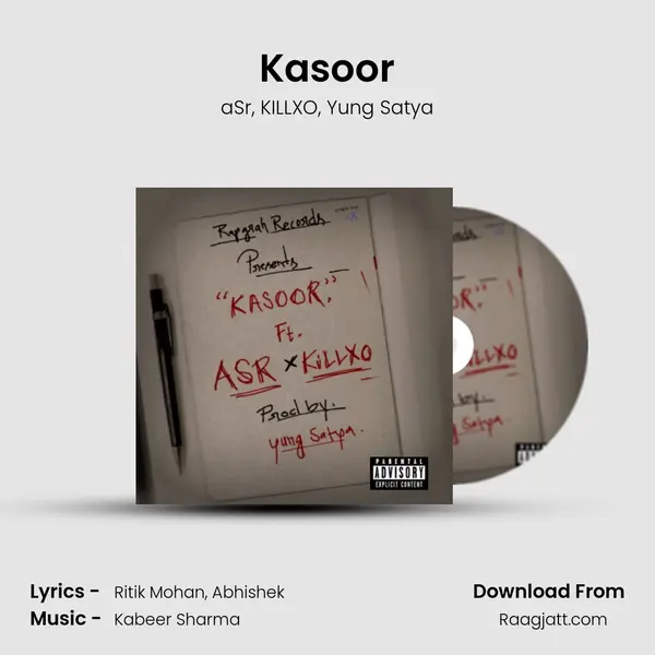 Kasoor - aSr album cover 