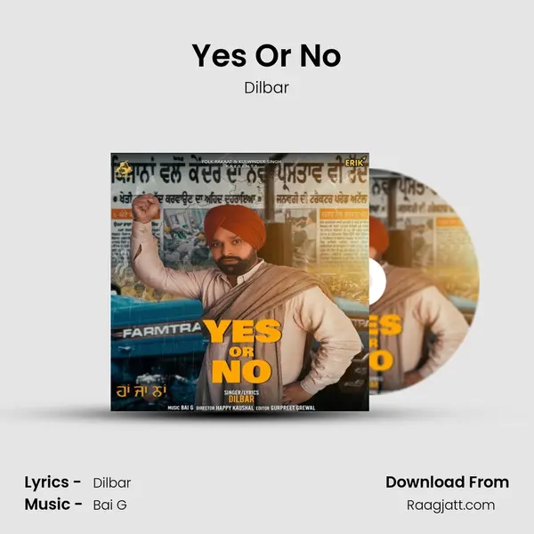 Yes Or No - Dilbar album cover 