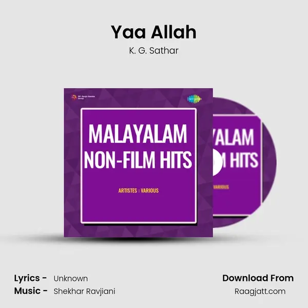 Yaa Allah - K. G. Sathar album cover 