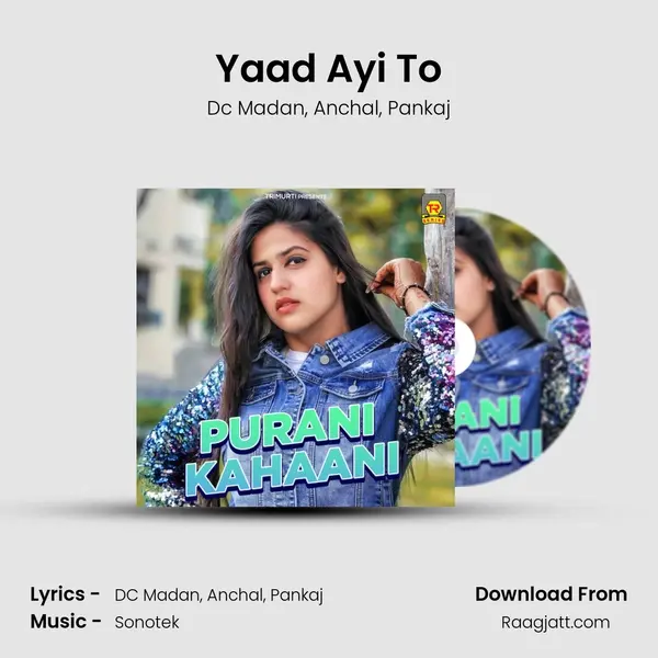 Yaad Ayi To - Dc Madan album cover 