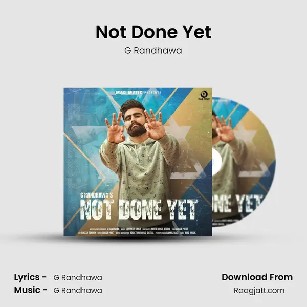 Not Done Yet - G Randhawa album cover 