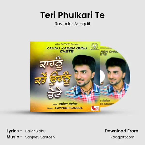 Teri Phulkari Te - Ravinder Sangdil album cover 