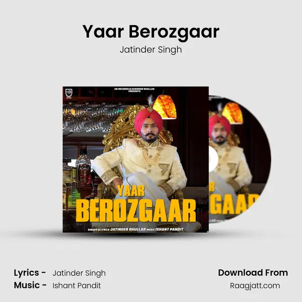 Yaar Berozgaar - Jatinder Singh album cover 