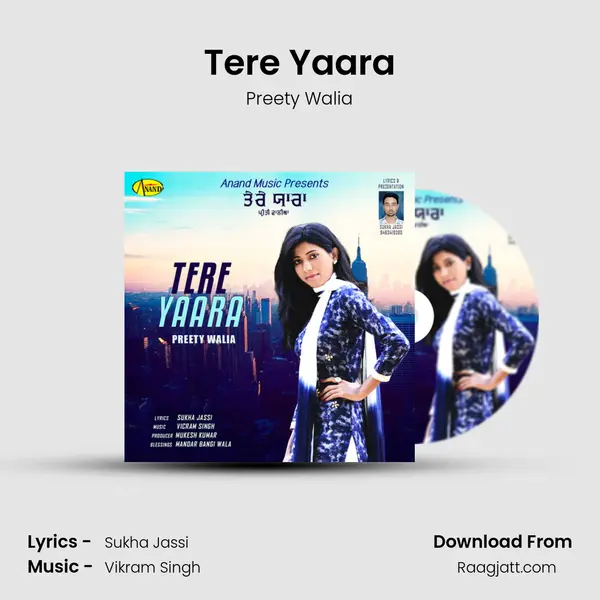 Tere Yaara - Preety Walia album cover 